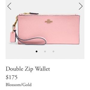 Coach Double Zip Wallet